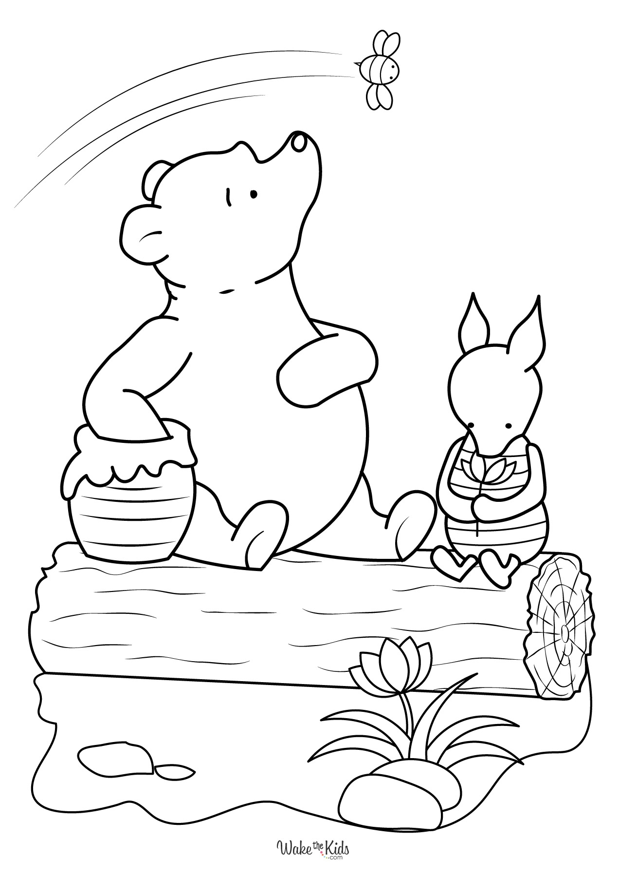 Winnie The Pooh Coloring Pages Free Printable PDFs WakeTheKids