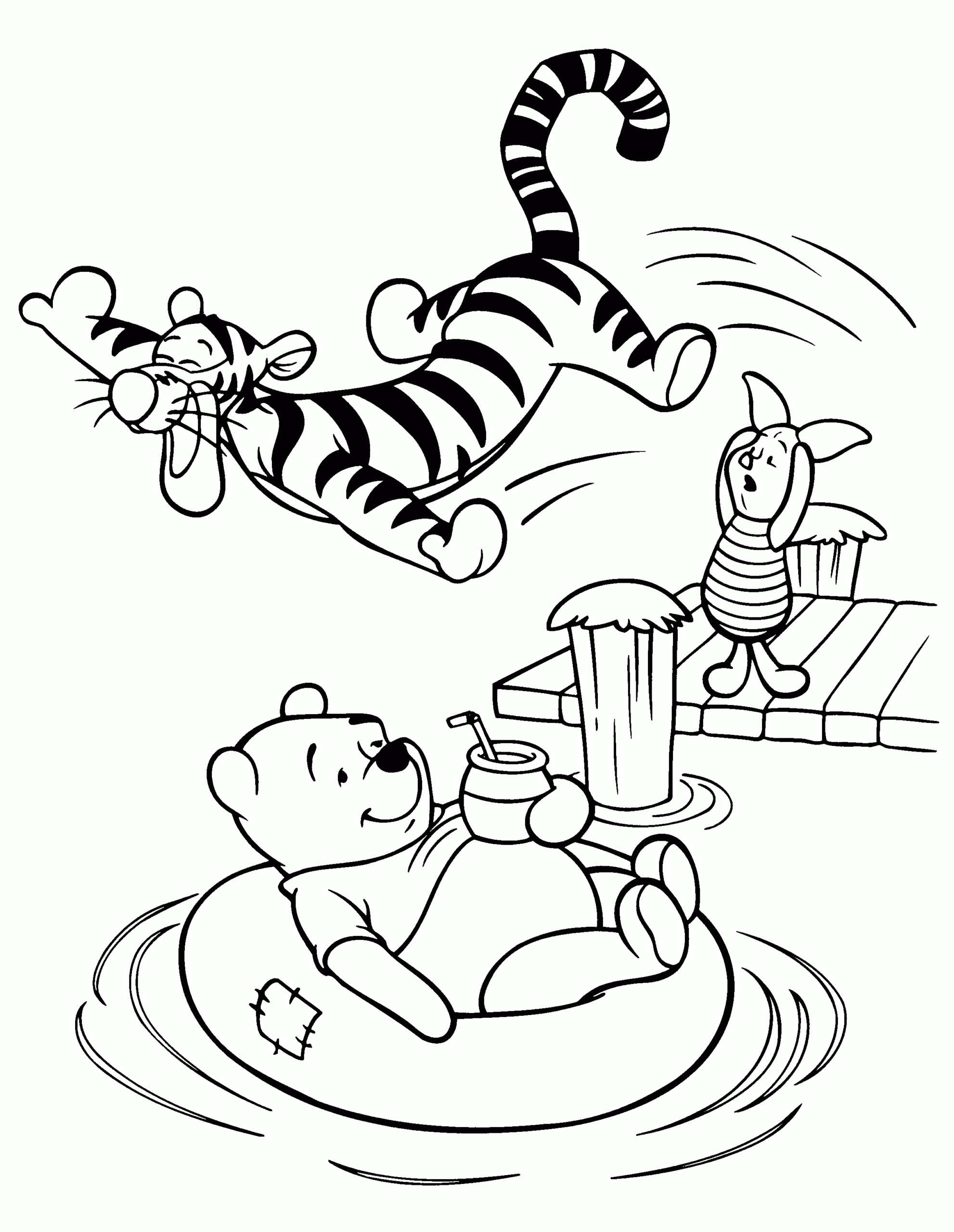 Winnie The Pooh Coloring Pages