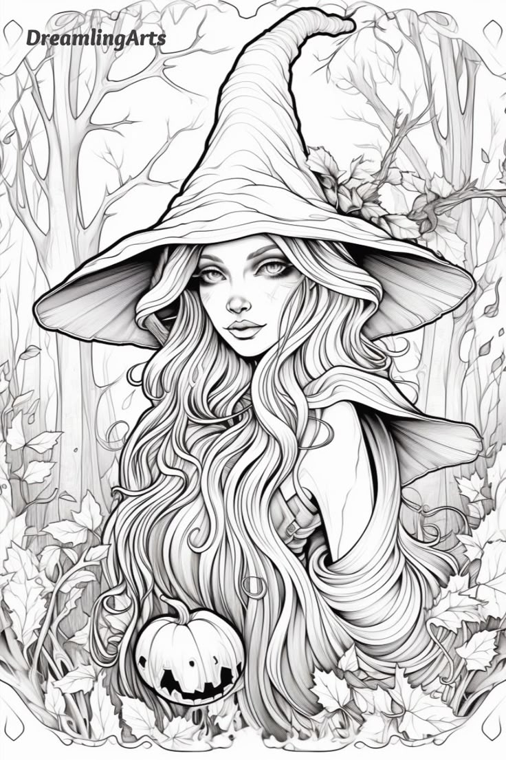Witch Coloring Pages Printable Printable New Year Banners Witch Coloring Pages Printable Printable New Year Banners