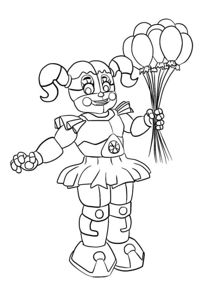 Withered Bonnie FNAF Coloring Page Free Printable Coloring Pages For Kids