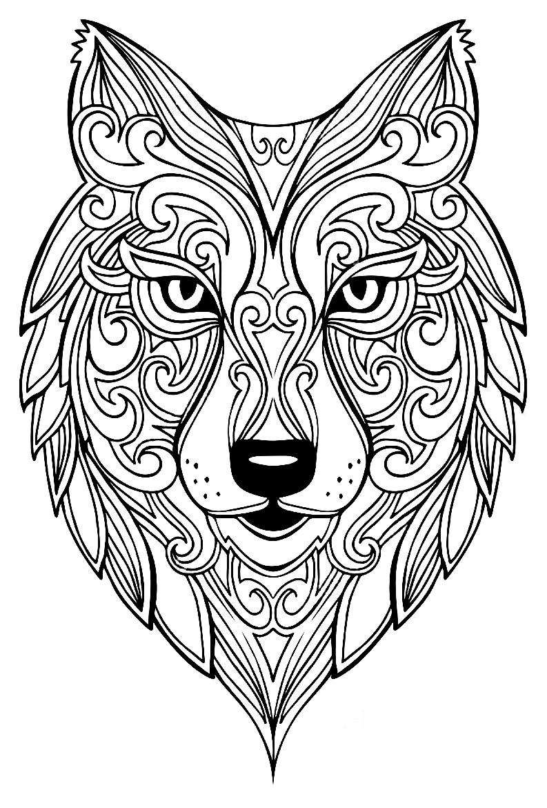 Wolves Coloring Pages