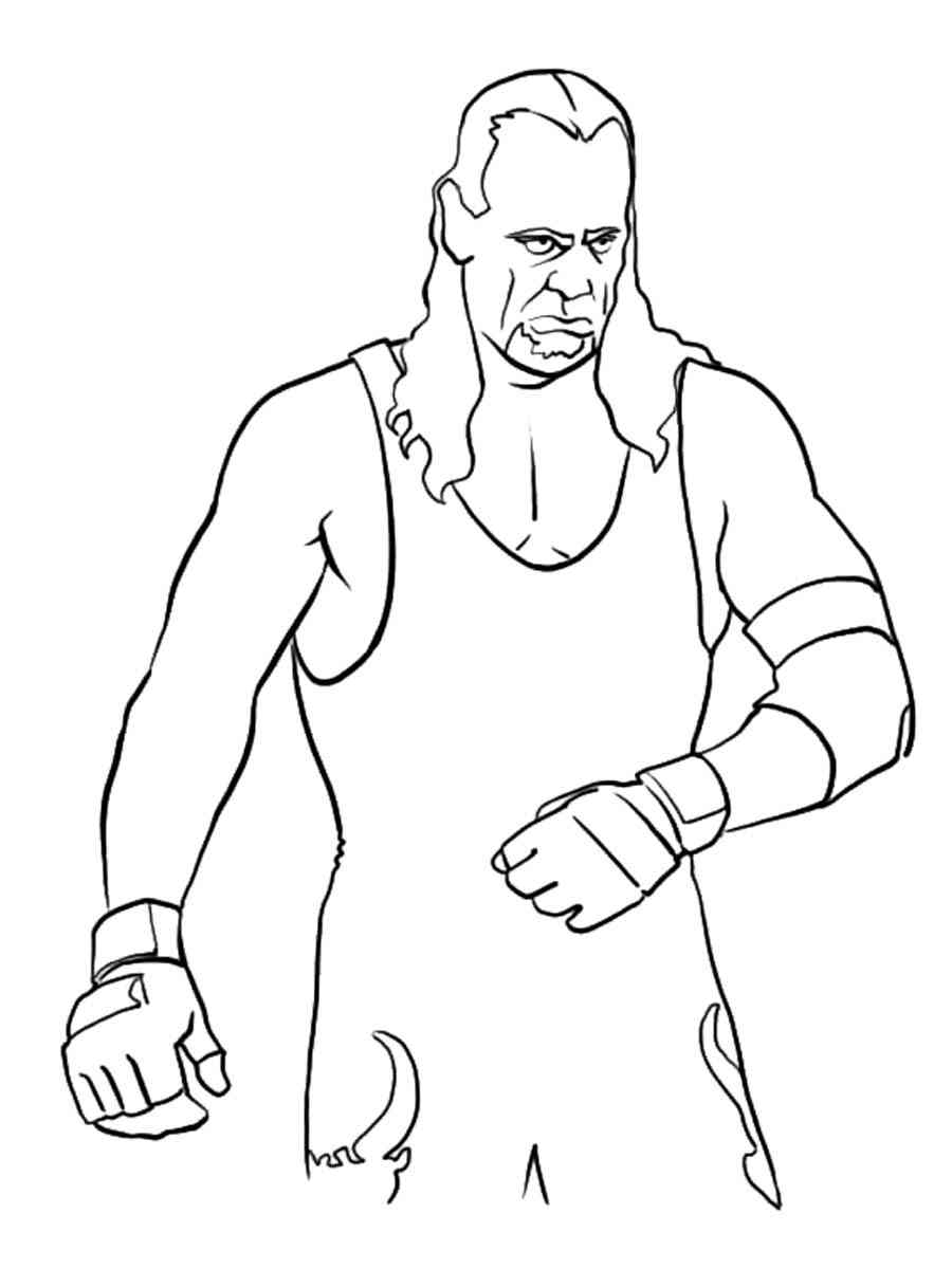 WWE Coloring Pages WWE Coloring Pages