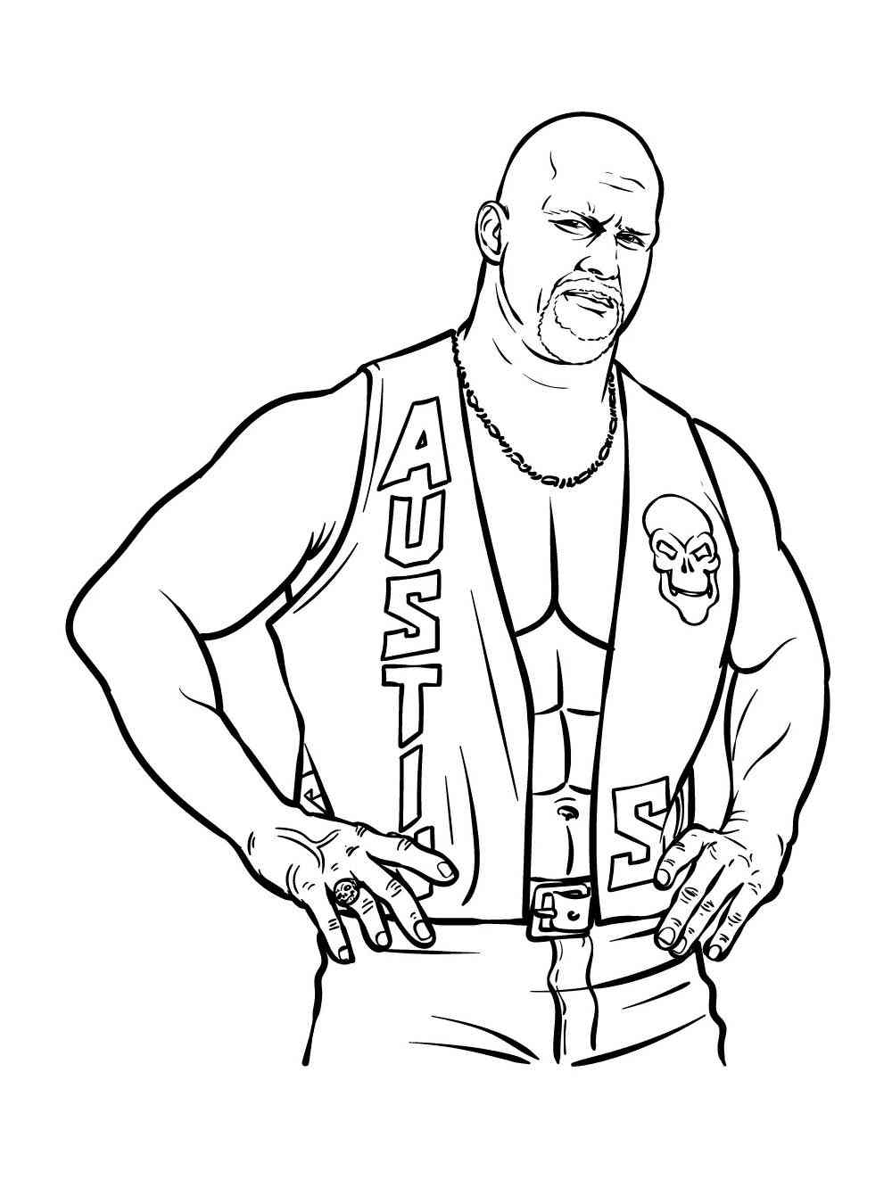 Wwe Wrestling Coloring Pages