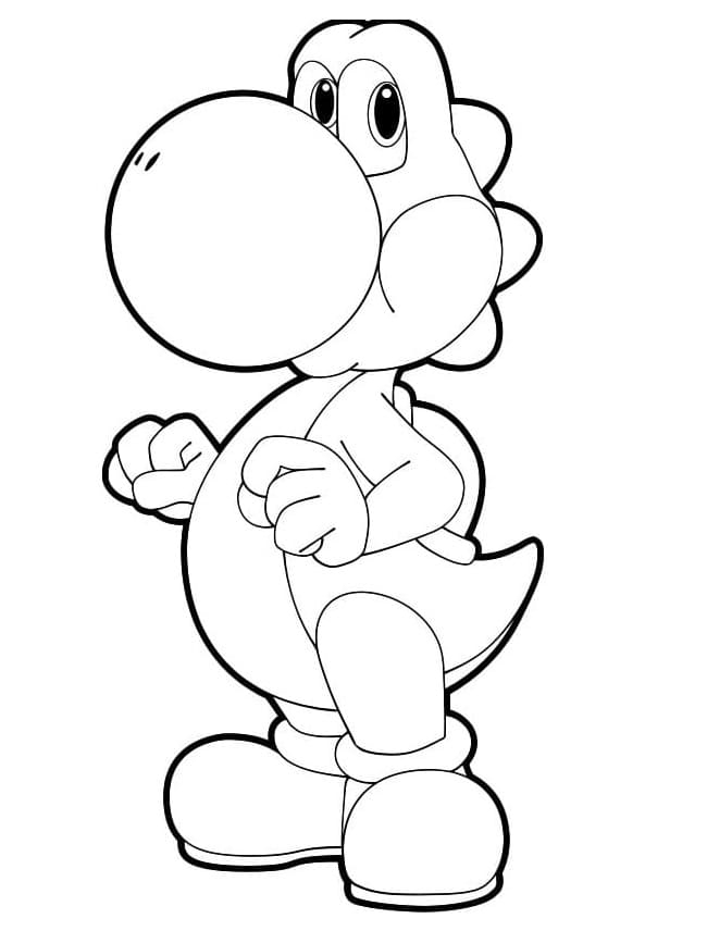 Yoshi Coloring Pages ColoringLib