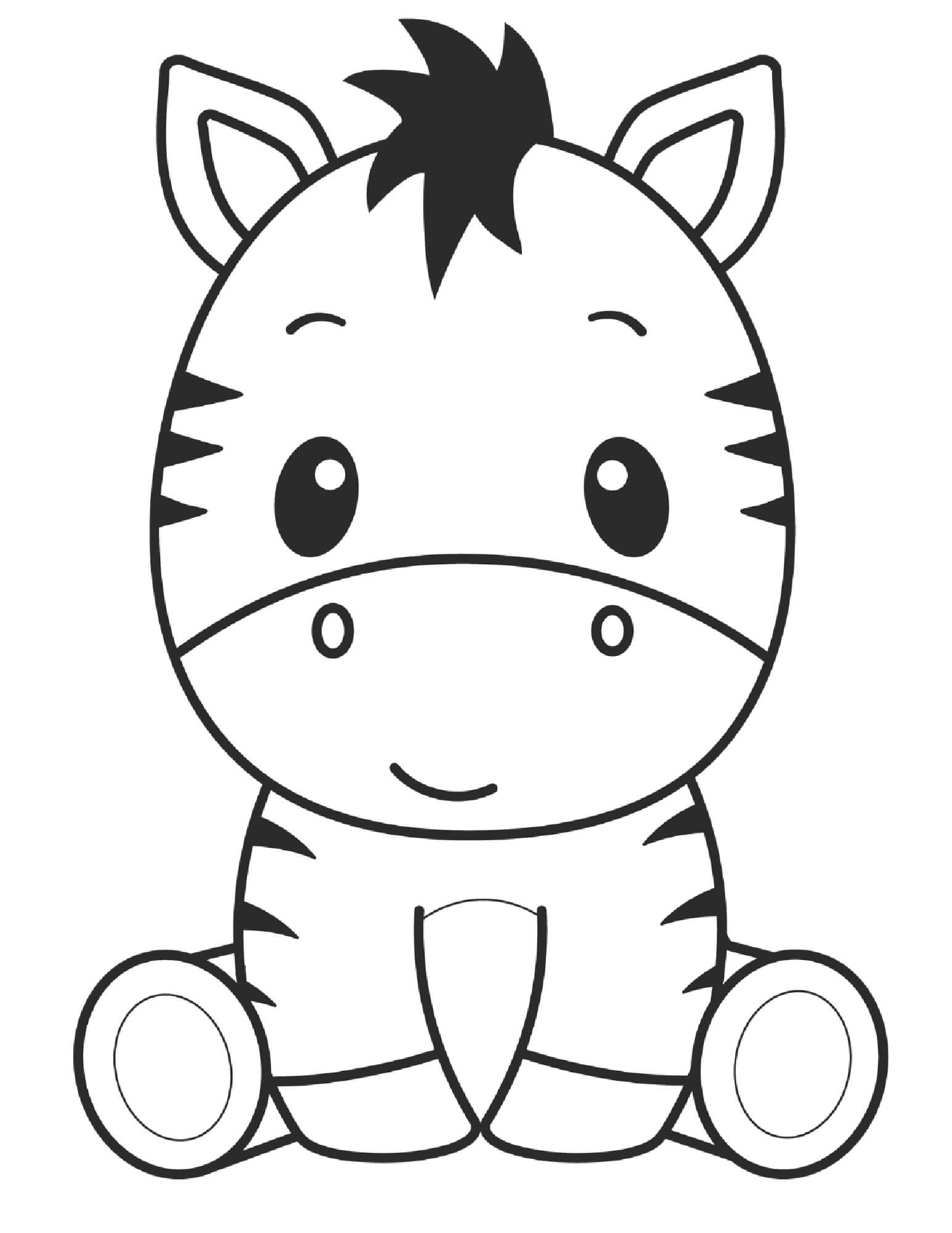 Zebra Coloring Pages ColoringLib
