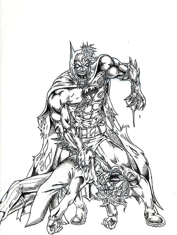 Zombie Batman Coloring Pages Coloring Book 6000 Coloring Pages