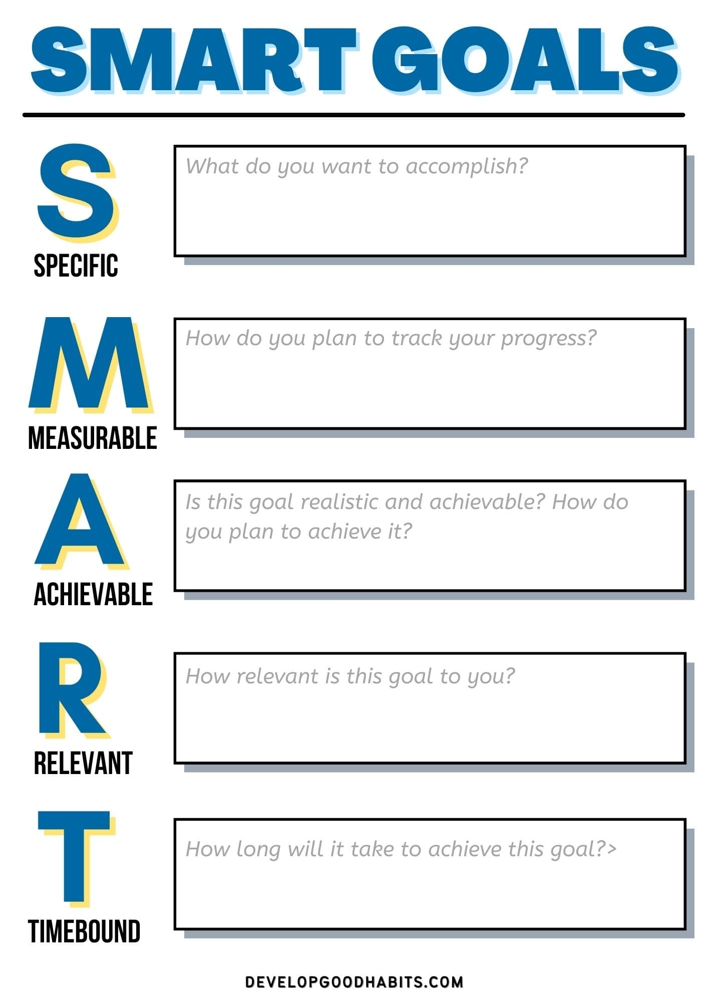13 Free Printable SMART Goals Worksheets For 2026 Develop Good Habits 13 Free Printable SMART Goals Worksheets For 2026 Develop Good Habits