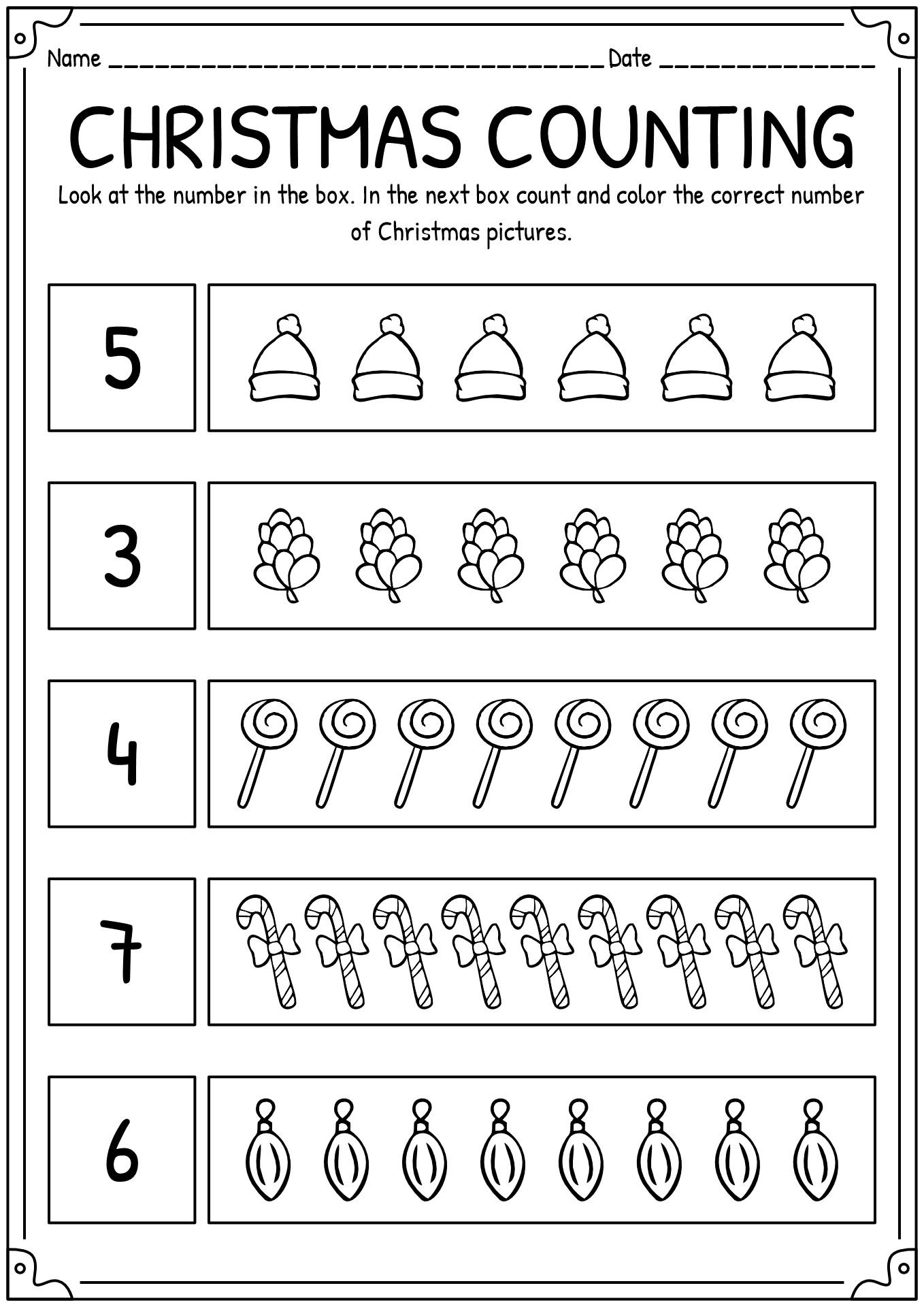 13 Kindergarten Worksheets Christmas Theme Free PDF At Worksheeto