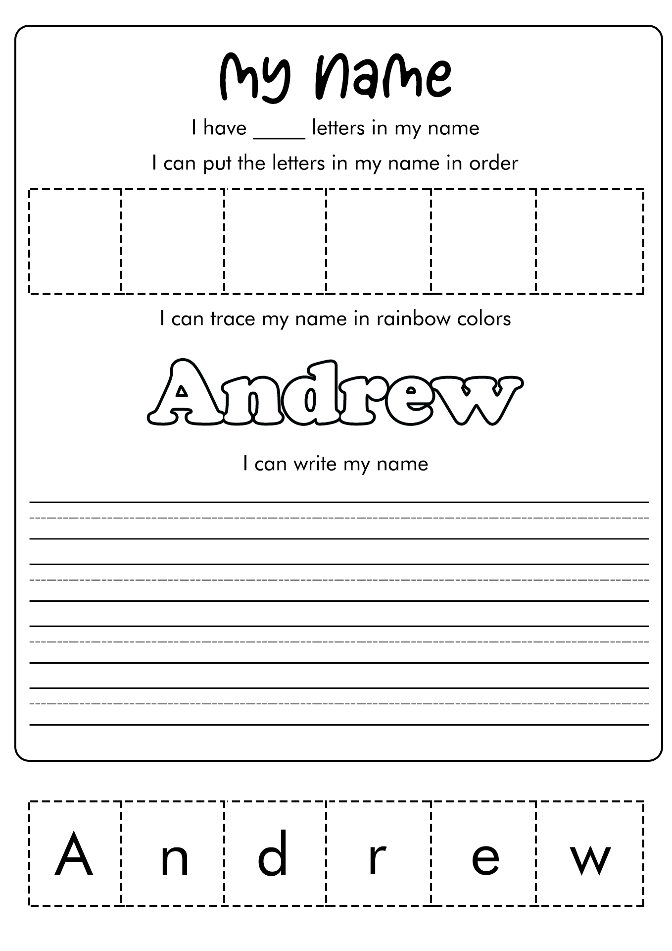 13 Worksheets Practice Writing Their Names Free PDF At 