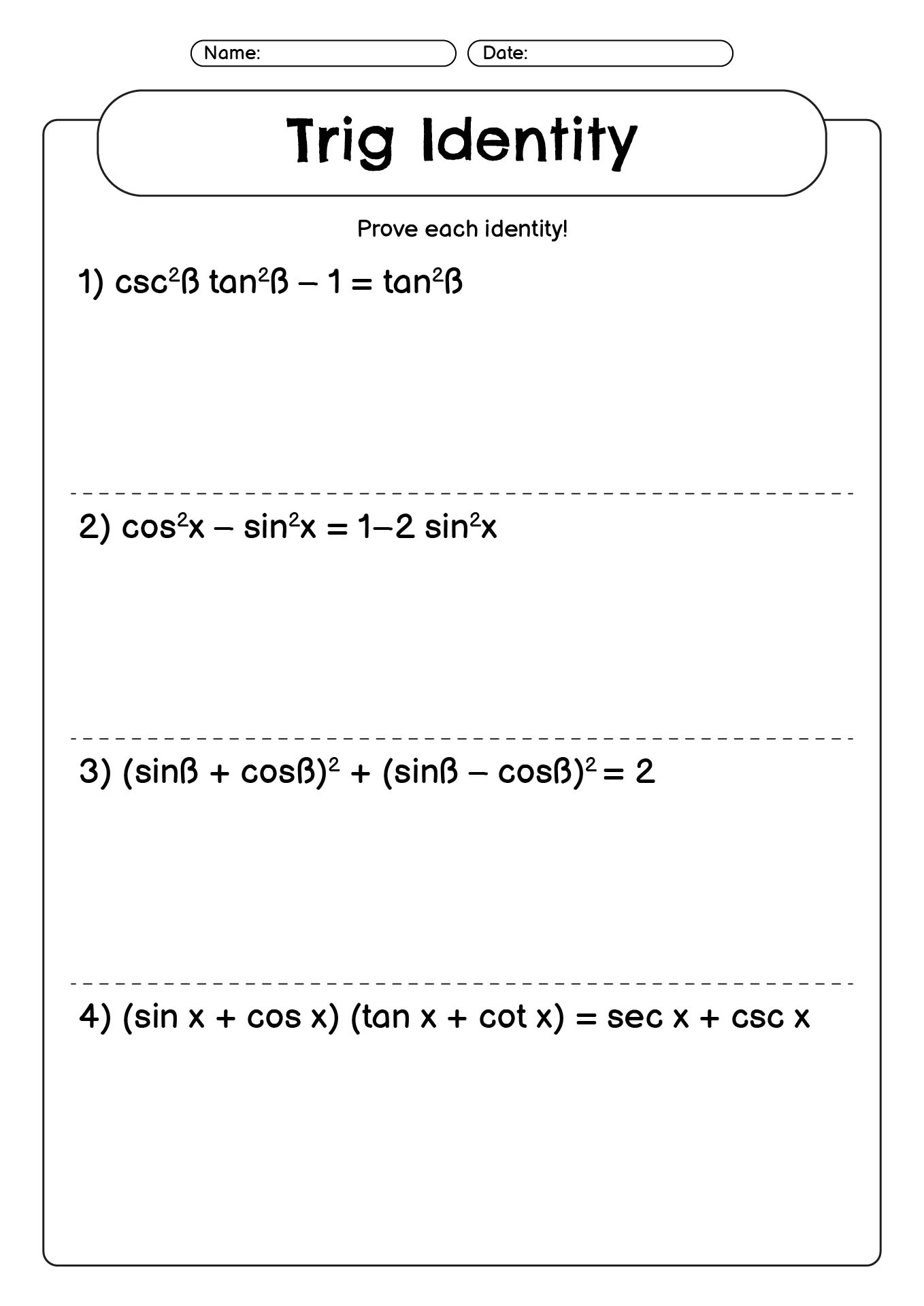 14 Trigonometry Trig Worksheets Free PDF At Worksheeto 14 Trigonometry Trig Worksheets Free PDF At Worksheeto