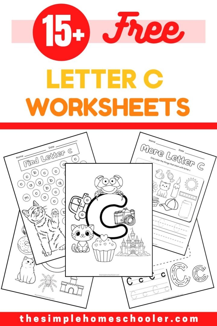 15 Free Letter C Worksheets Easy Print The Simple Homeschooler 15 Free Letter C Worksheets Easy Print The Simple Homeschooler