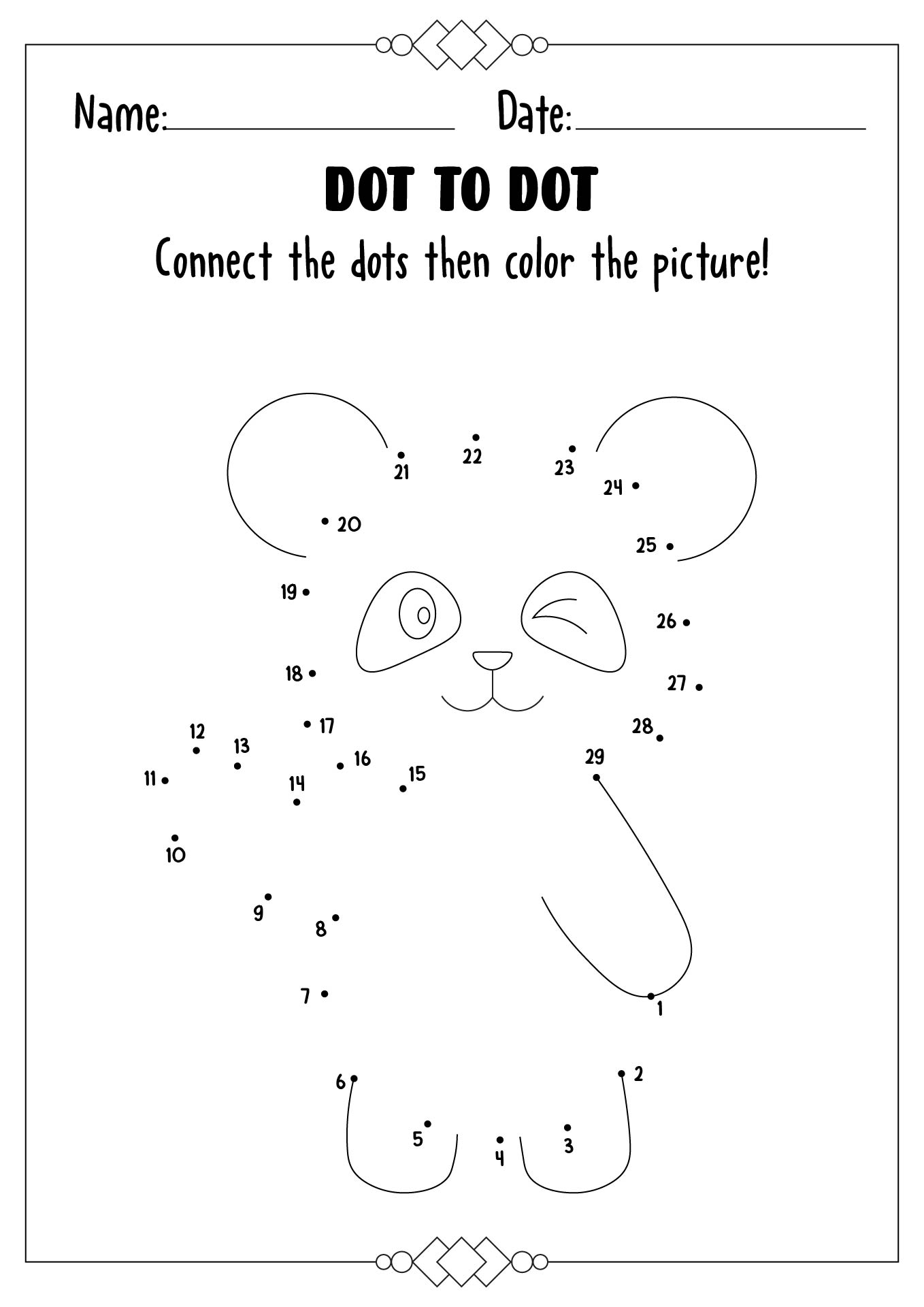 16 Best Images Of Butterfly Dot To Dot Free Printable Preschool