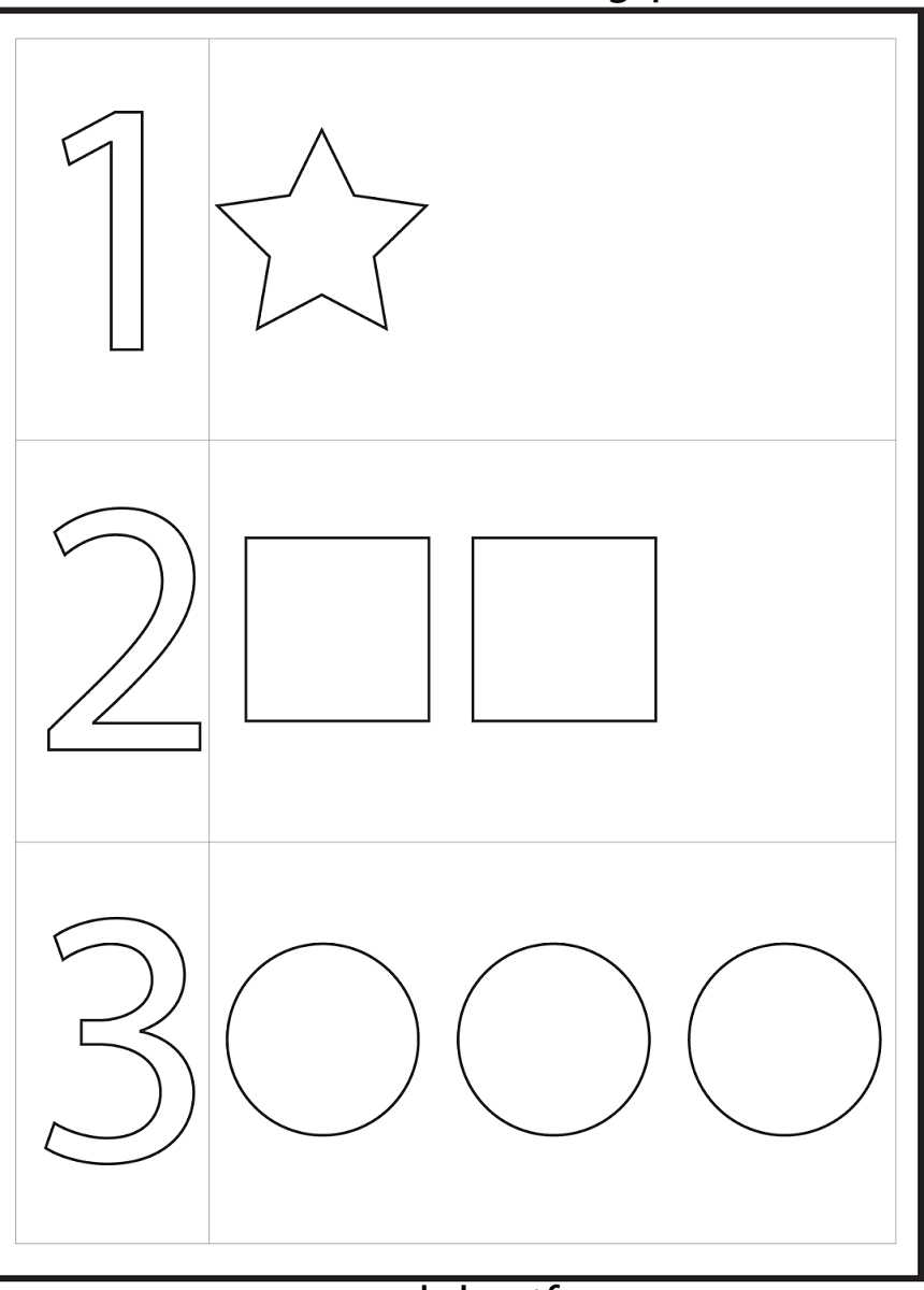 worksheets for 2 year olds