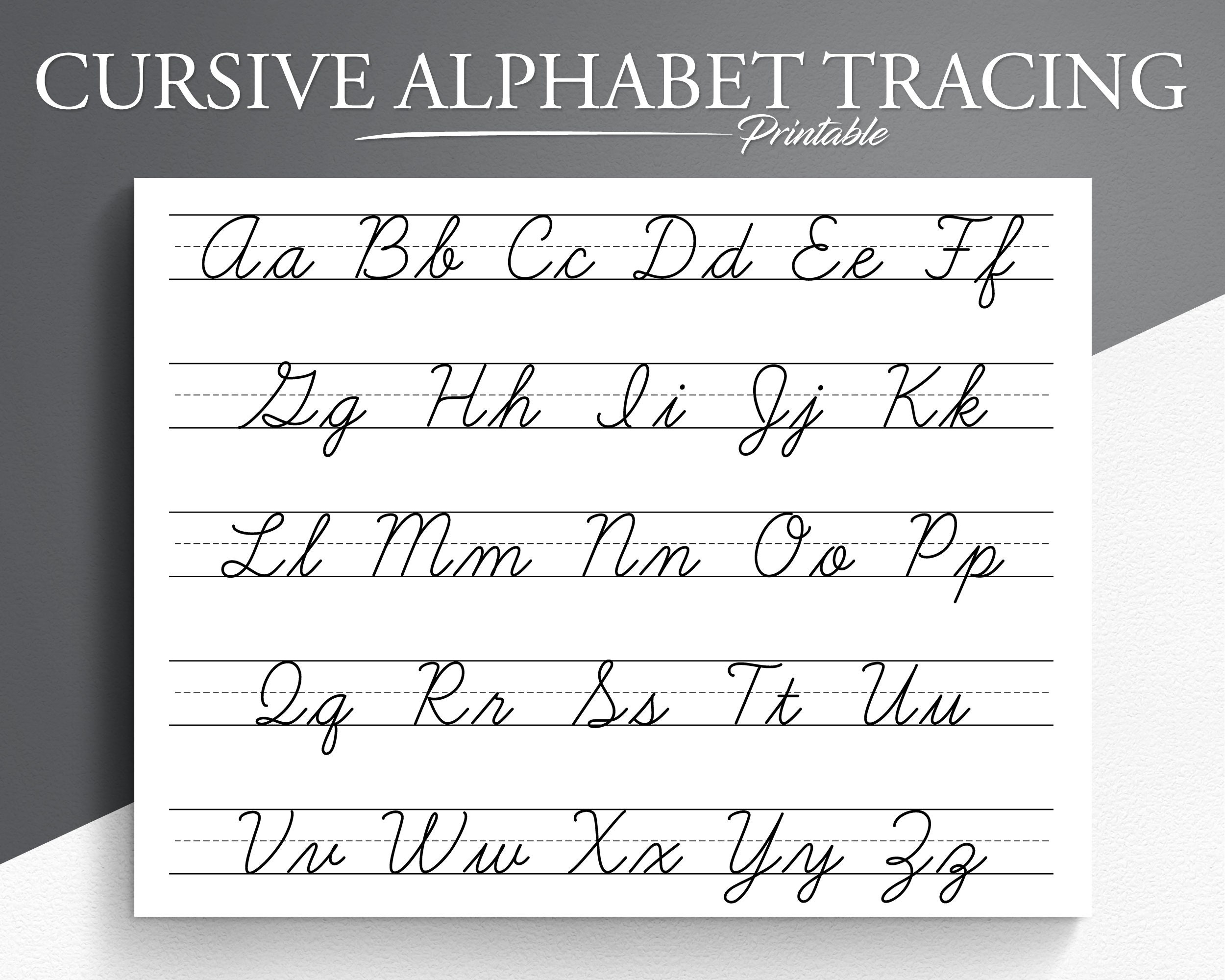 cursive alphabet worksheets cursive alphabet worksheets