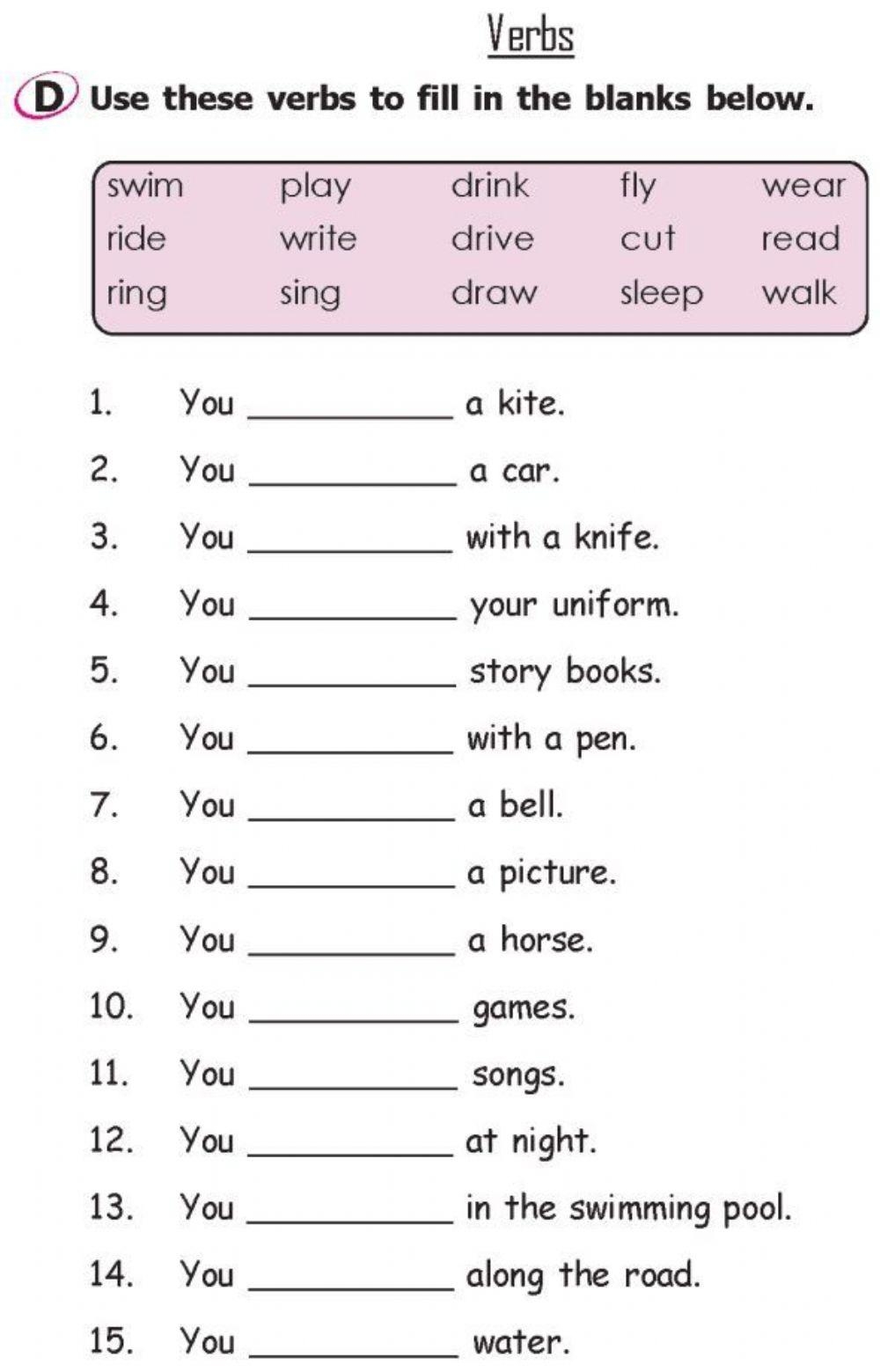 2nd Grade Grammar Worksheets Free Practice English Grammar 