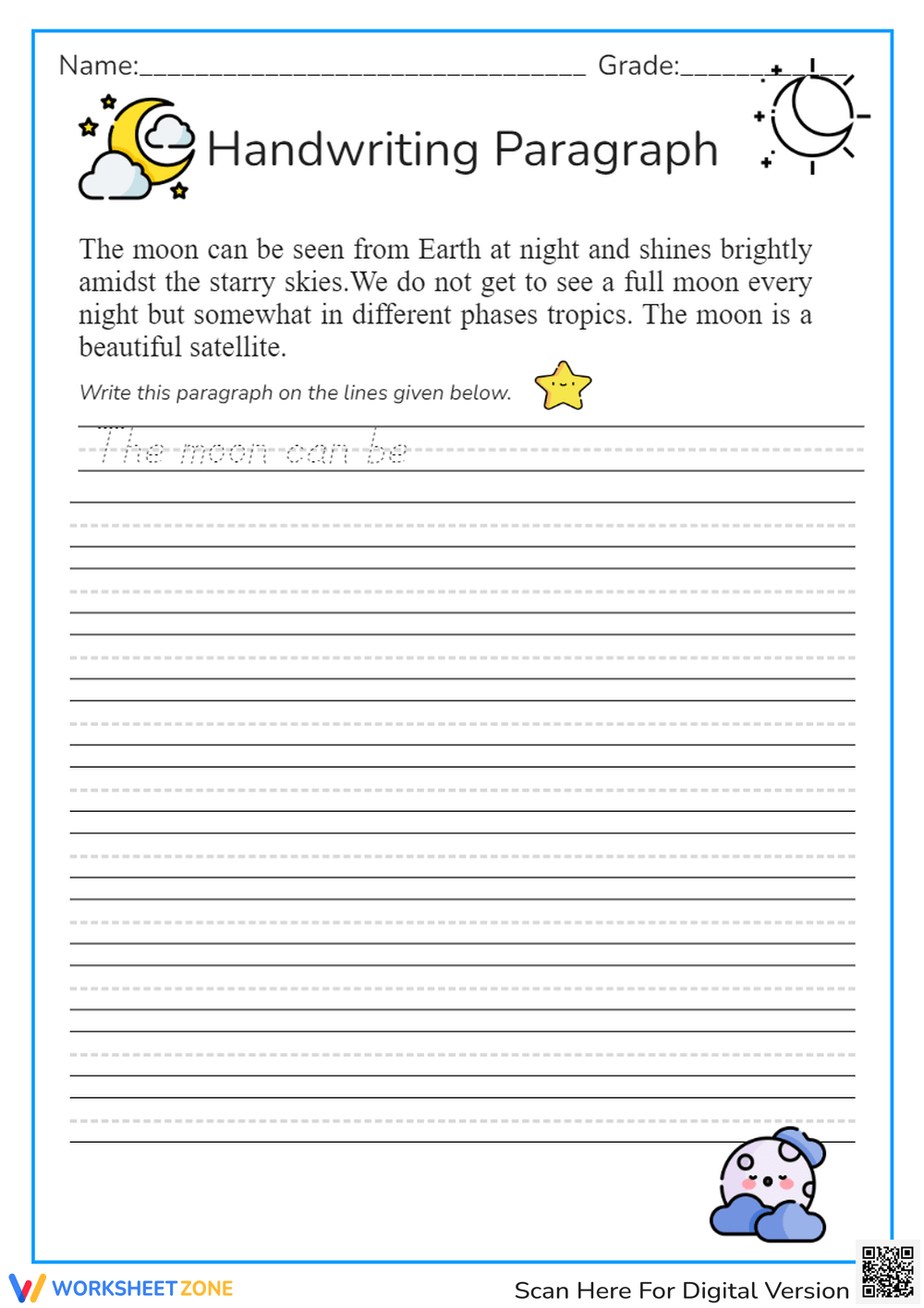 2nd Grade Handwriting Worksheets