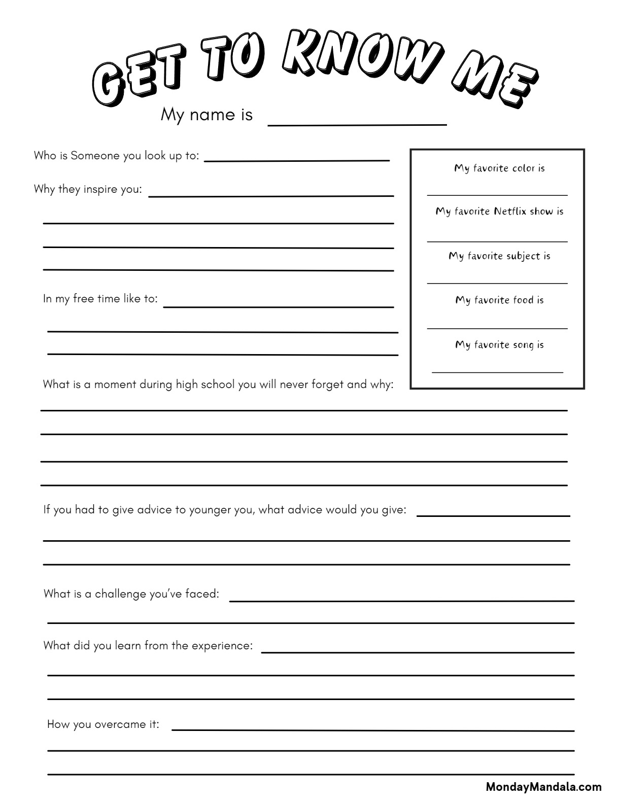30 All About Me Worksheets Free PDF Printables Worksheets Library 30 All About Me Worksheets Free PDF Printables Worksheets Library