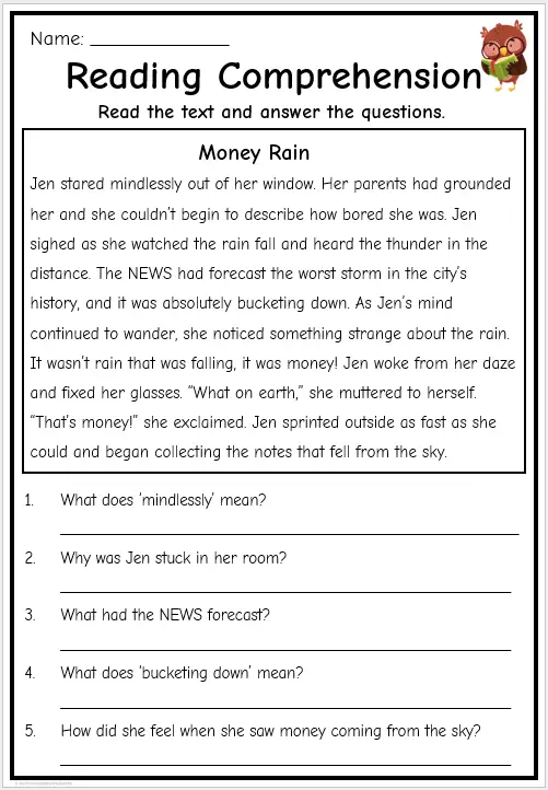 3rd Grade Reading Comprehension Worksheets Worksheets Library 3rd Grade Reading Comprehension Worksheets Worksheets Library