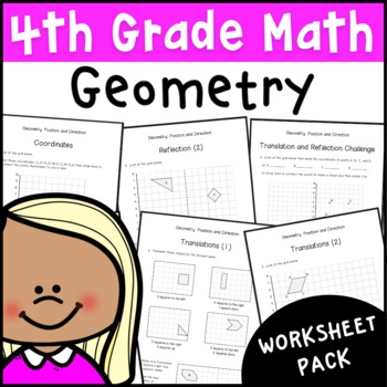 4th Grade Geometry Worksheet Pack Math Activities By Hannah Murphy 4th Grade Geometry Worksheet Pack Math Activities By Hannah Murphy
