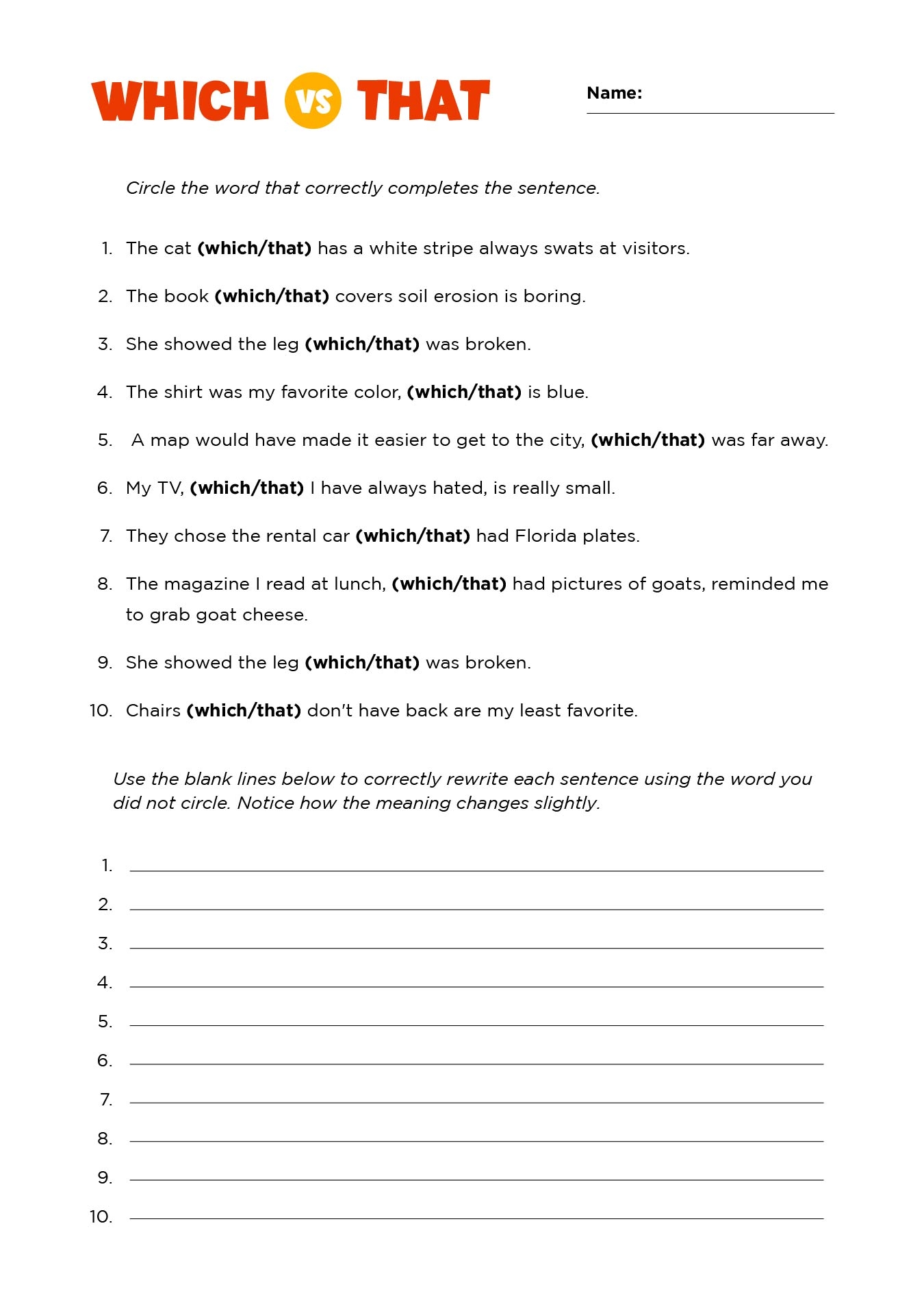 4th Grade Grammar 10 Free PDF Printables Printablee
