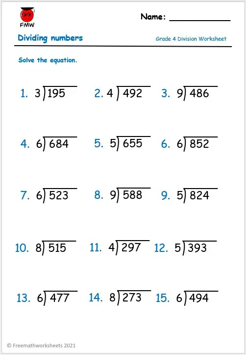 4th Grade Long Division Worksheets Worksheets Library 4th Grade Long Division Worksheets Worksheets Library