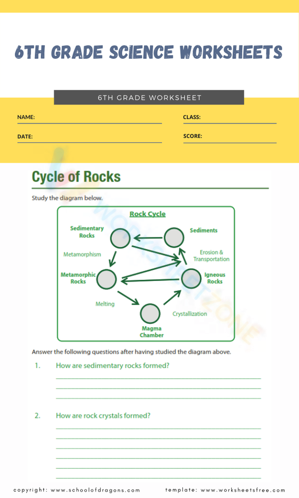 6th Grade Science Worksheets 6th Grade Science Worksheets
