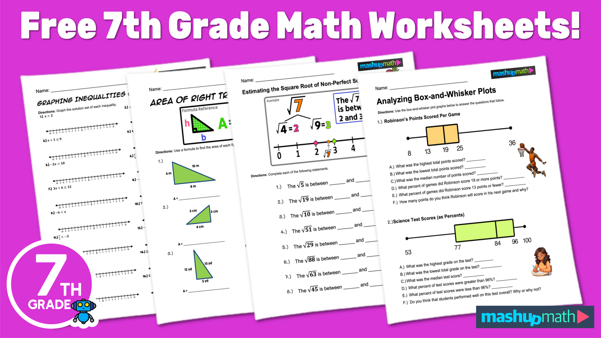 7th Grade Common Core Math Worksheets Worksheets Library