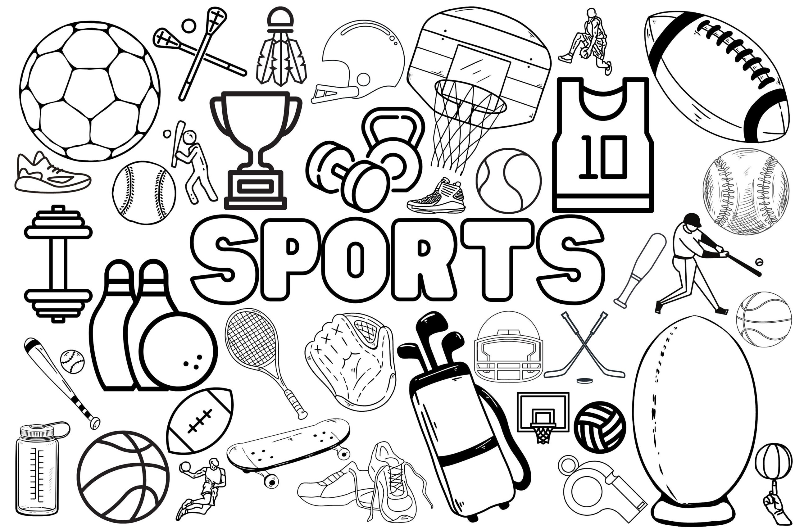 All Sports Coloring Pages
