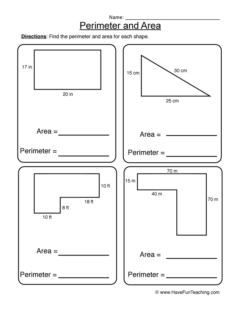 Area And Perimeter Of Mixed Shapes Worksheet ShapesWorksheets Area And Perimeter Of Mixed Shapes Worksheet ShapesWorksheets