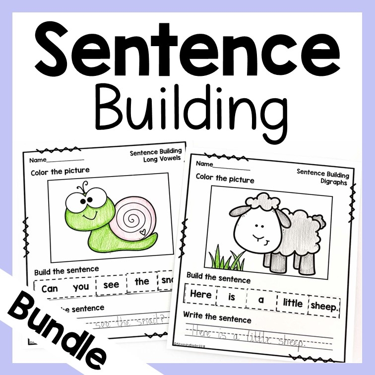 sentence building worksheets sentence building worksheets