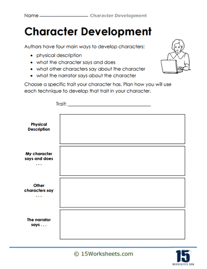 Character Development Worksheets