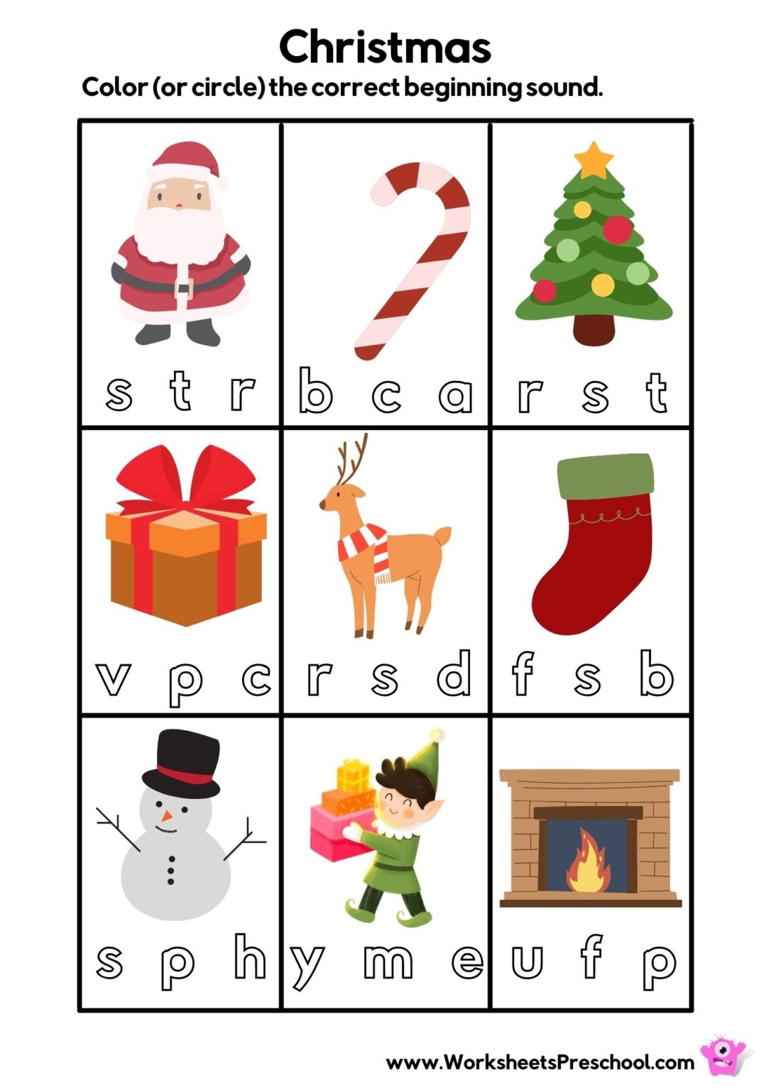 Christmas Worksheets Preschool 15 Free PDF Printables