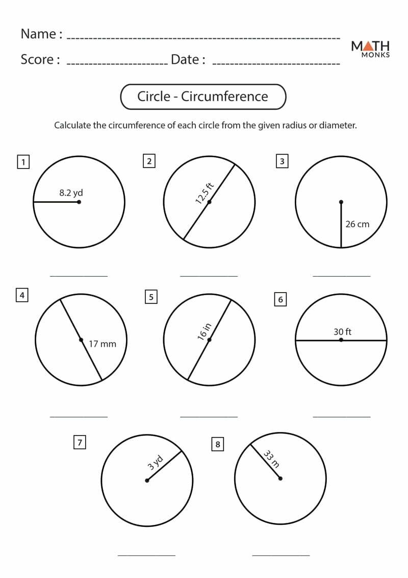 Circle Circumference Worksheets WorksheetsCity Circle Circumference Worksheets WorksheetsCity