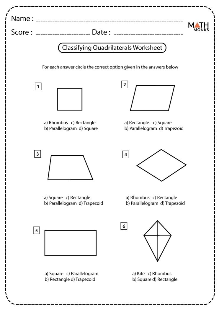 Classifying Quadrilaterals