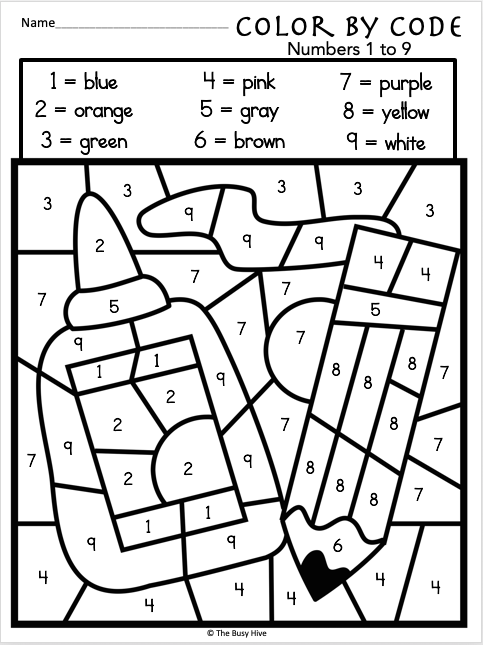 color by code math worksheets color by code math worksheets