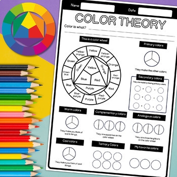 color theory worksheet