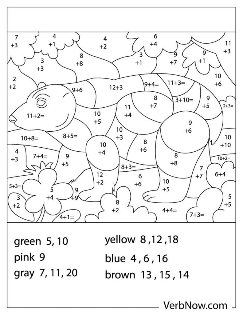 math coloring worksheets