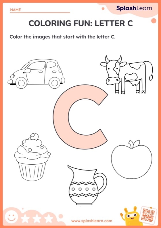 Coloring Preschool Letter C Worksheets Free Printable Preschool