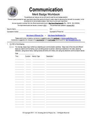 Communications Merit Badge pdf Communication Merit Badge Communications Merit Badge pdf Communication Merit Badge