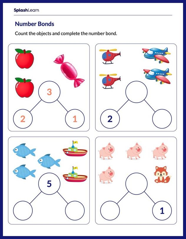 Compose And Decompose Numbers Worksheets Free Printable SplashLearn