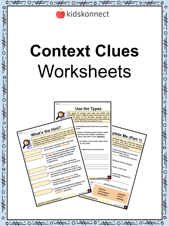 Context Clues Worksheets Definitions Clues Meaning Context Clues Worksheets Definitions Clues Meaning
