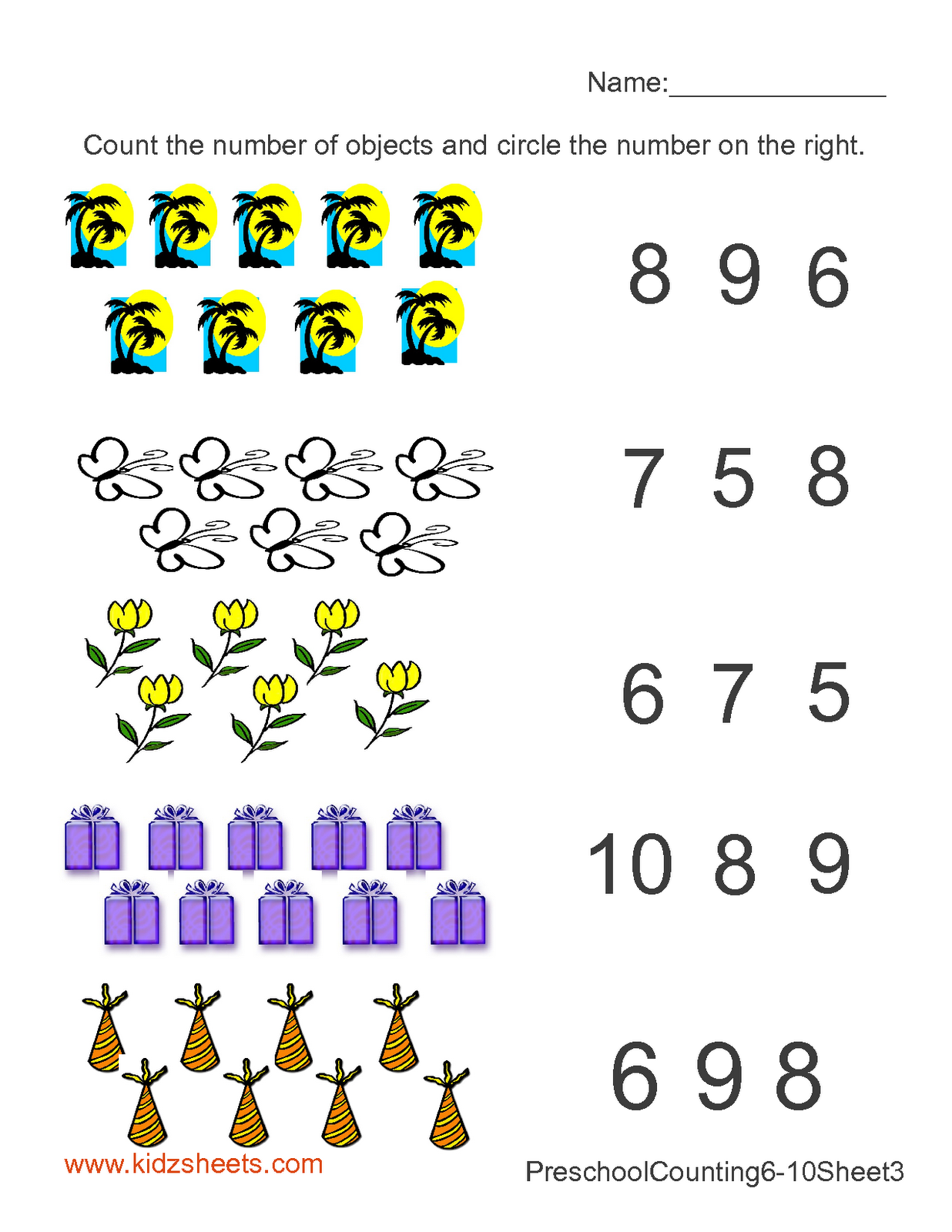 preschool counting worksheets preschool counting worksheets