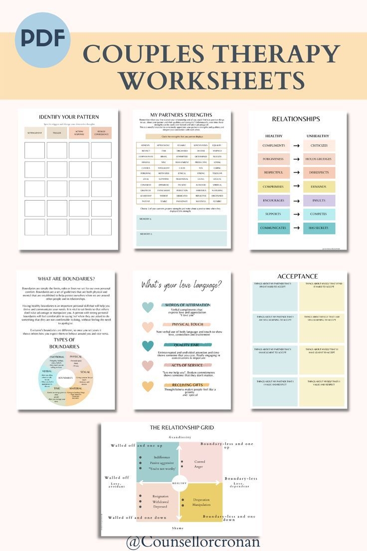 couples therapy worksheets