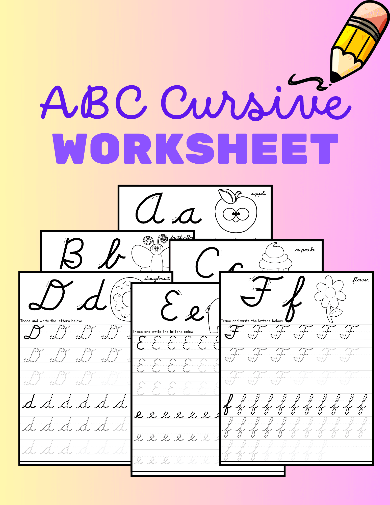 Cursive Handwriting Worksheets K5 Learning