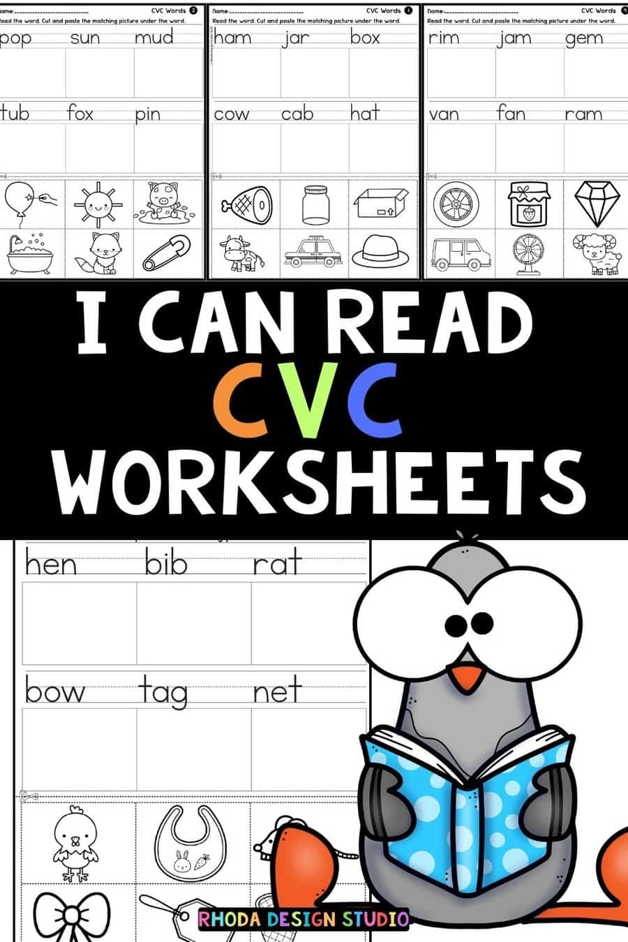 Cvc Free Worksheets CVC Worksheets Printable Work Sheets