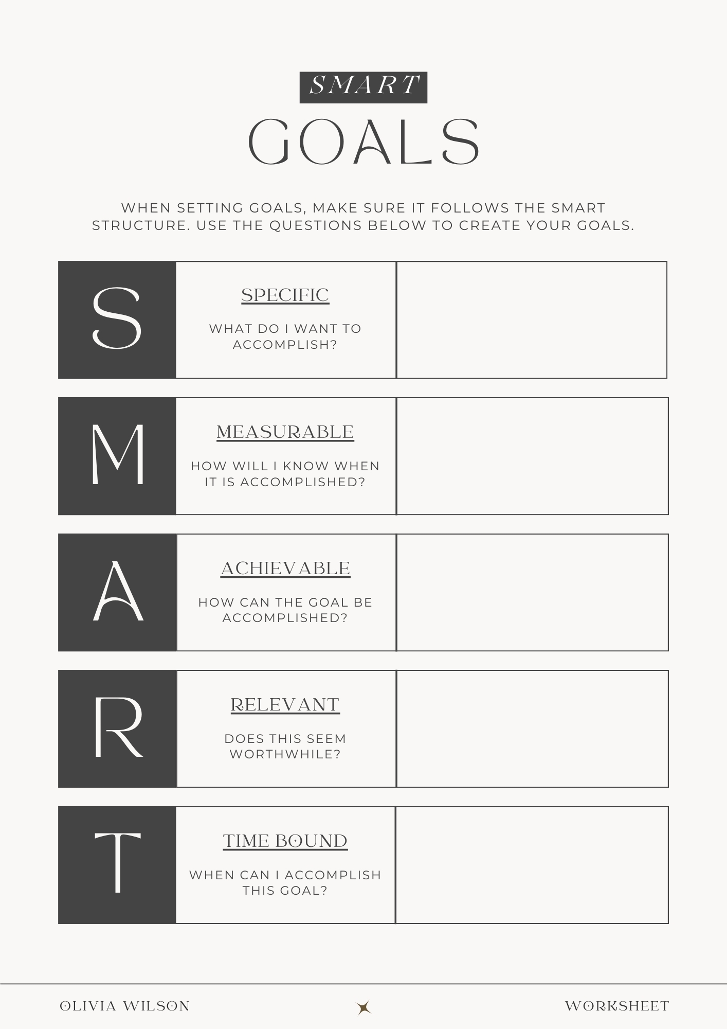 smart goal worksheet smart goal worksheet