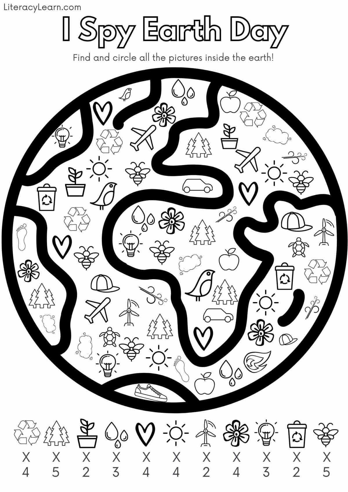 earth day worksheets