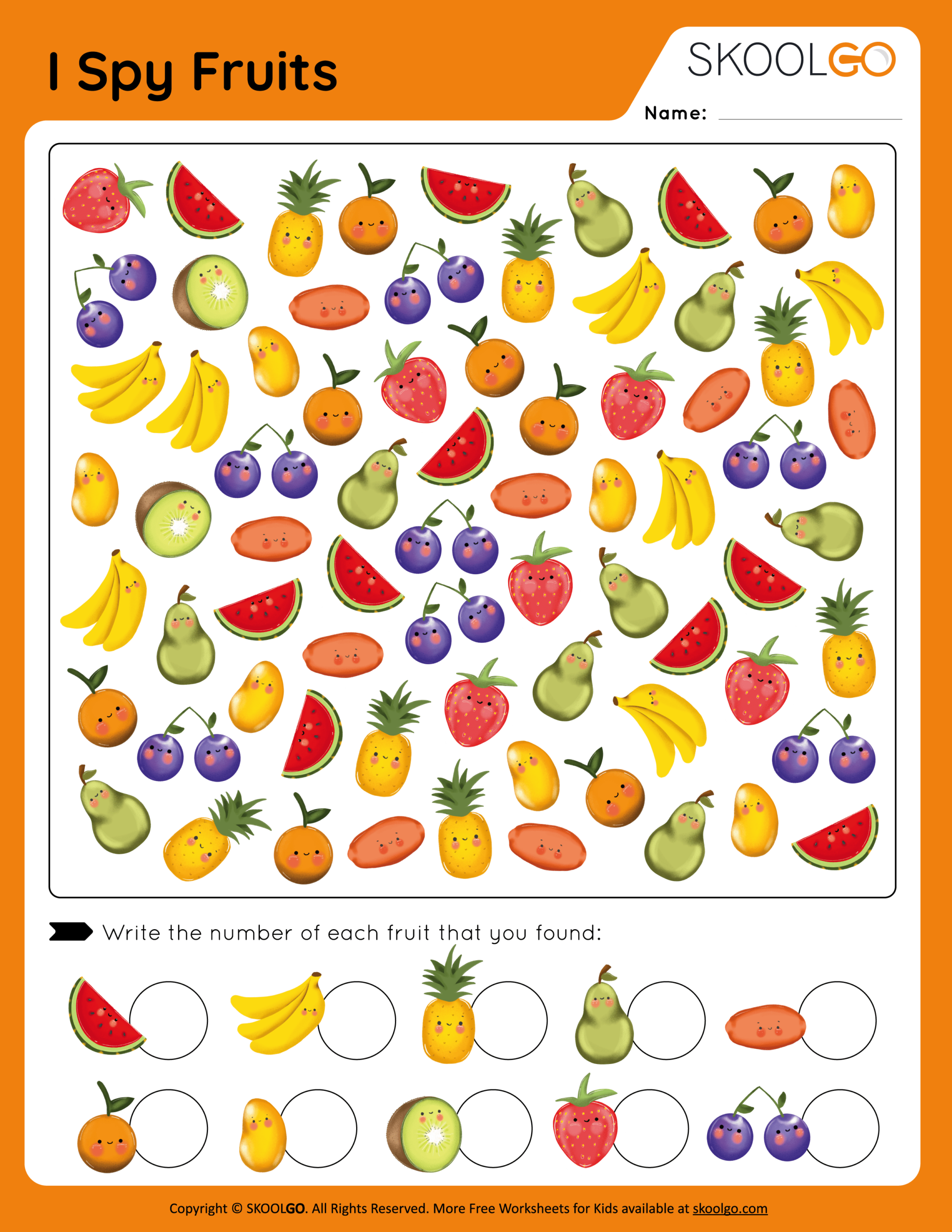 Easy I Spy Worksheet Easy I Spy Worksheet