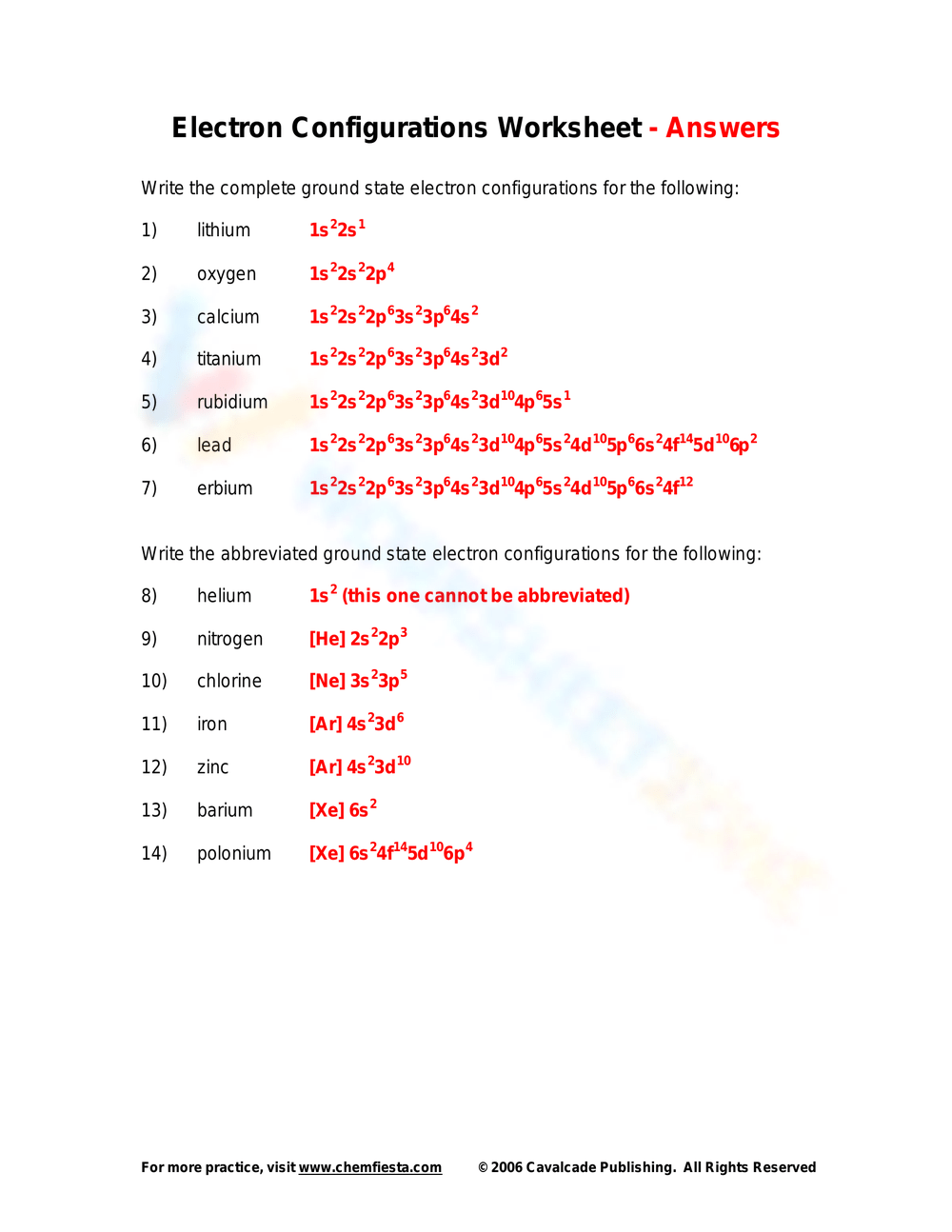 Electron Configuration Worksheet Answers Key Best Of Electron Electron Configuration Worksheet Answers Key Best Of Electron