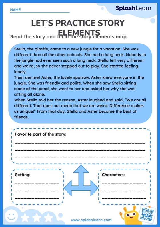 Elements Of A Story Worksheets Year 5 English Story Elements